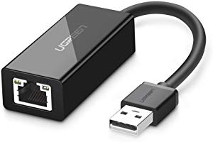UGREEN Ethernet Adapter USB 2.0 to 10/100 Network RJ45 LAN Wired Adapter for Nintendo Switch, Wii, Wii U, MacBook,...