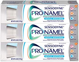 Sensodyne Pronamel Gentle Whitening, Sensitive Toothpaste, 4 oz (Pack of 3)