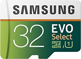 Samsung 32GB 95MB/s (U3) MicroSDXC EVO Select Memory Card with Full-Size Adapter (MB-ME32GA/AM)